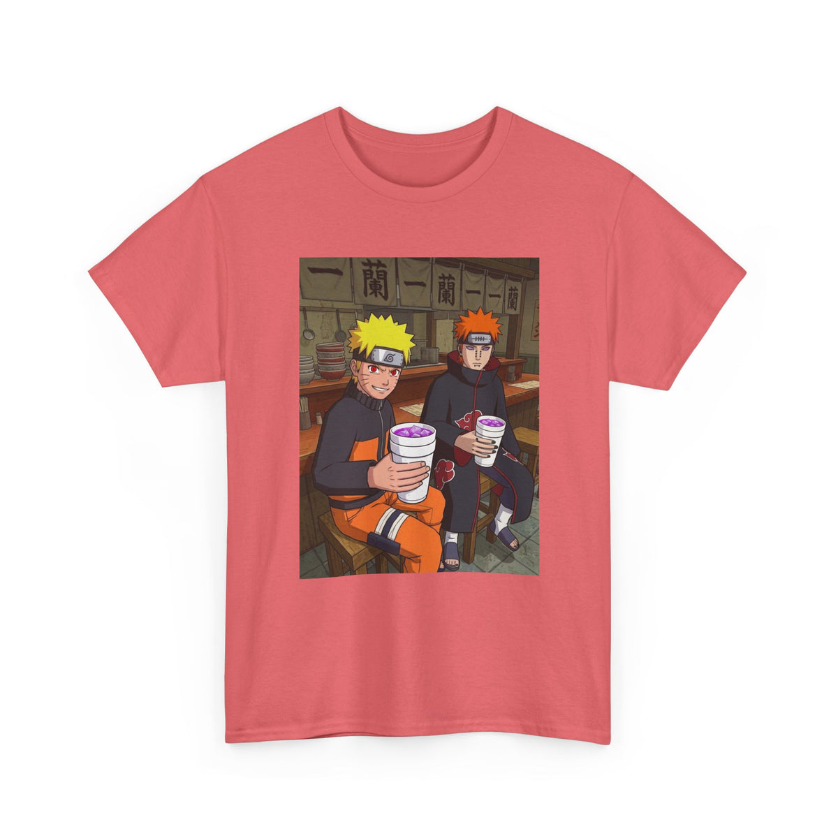 Naruto And Pain Sipping Lean Tee