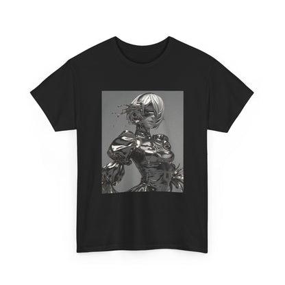 Liquid Chrome Abstract Tee