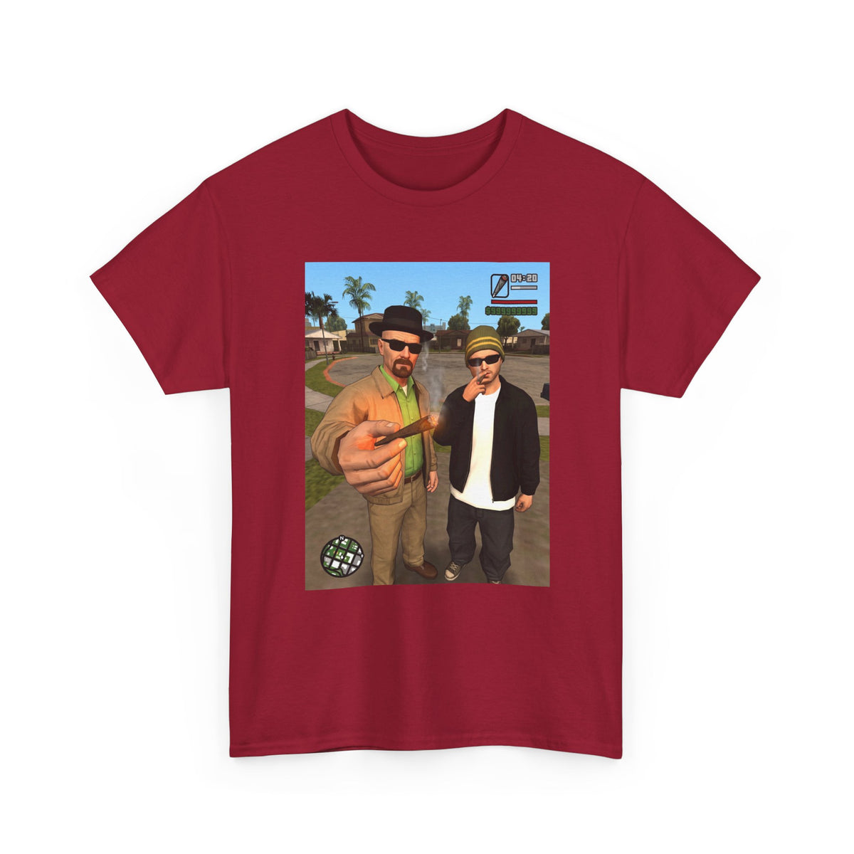 Walter And Jesse Smoking In San Andreas (Design 2)