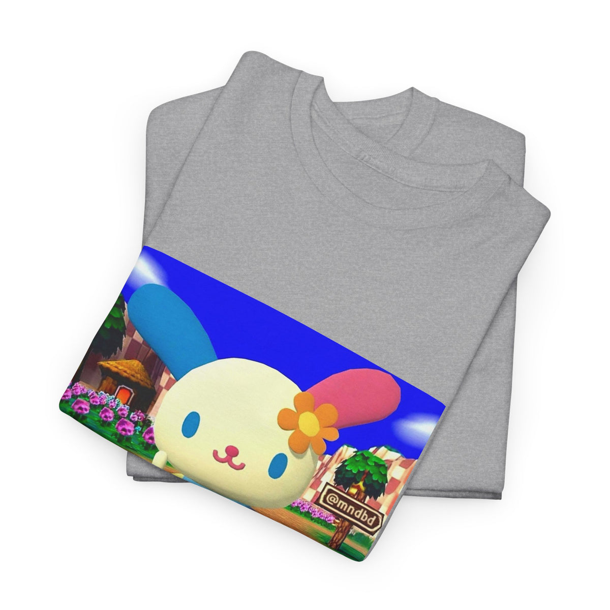 Cute Bunny Giving The Finger Tee