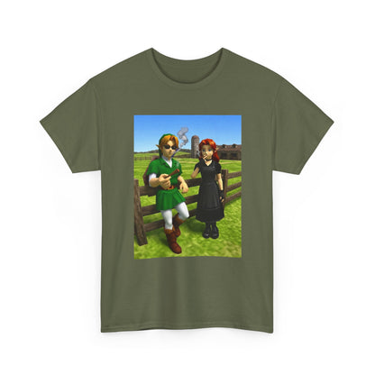 Link And Malon Smoking On The Farm Tee