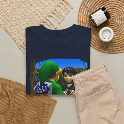 Link And Ocarina Girl Meeting