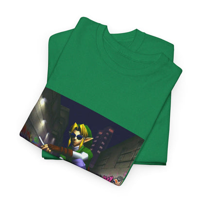 Link Skater Smoking In Alley Tee