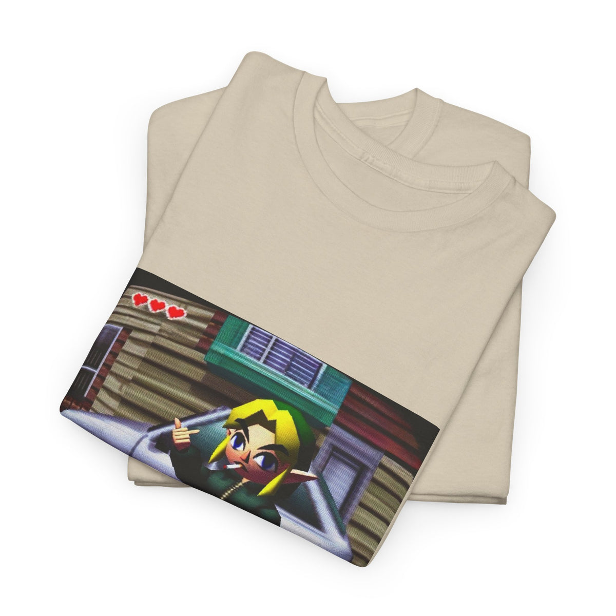 Link Smoking And Flipping The Bird Tee