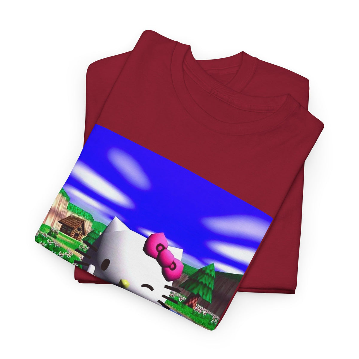 Winking Kitty Flipping The Bird Tee