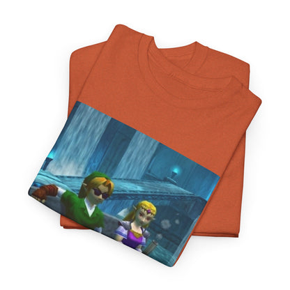 Link And Zelda Chilling In Zora's Domain