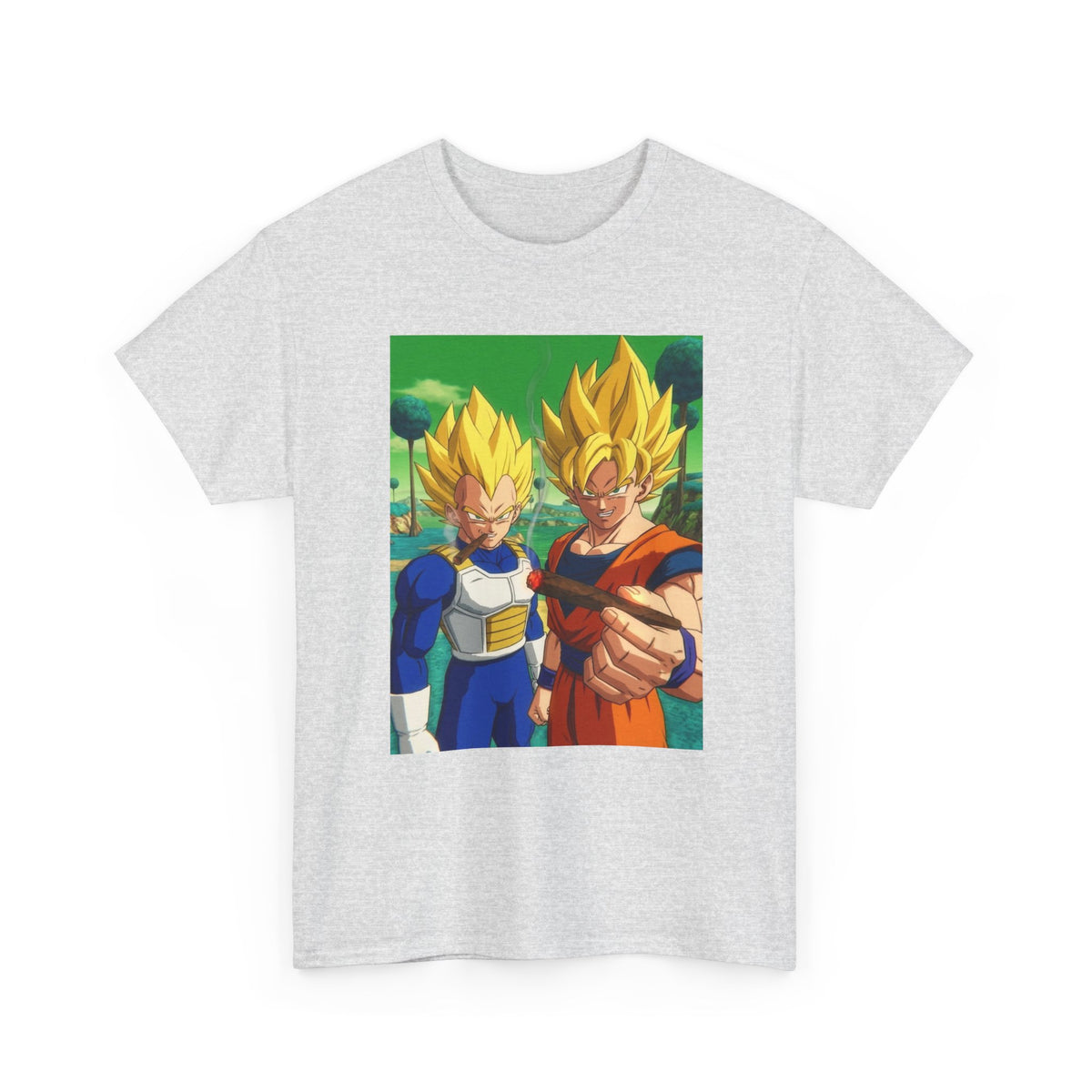 Goku and Vegeta Sharing a Blunt Tee