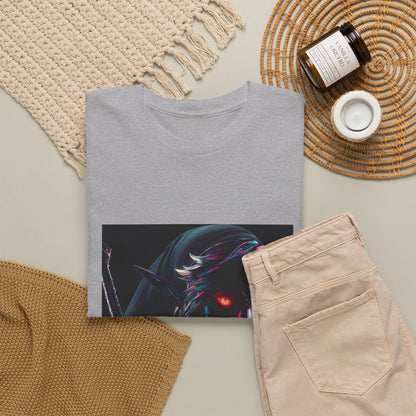 Chrome Dark Elf With Glowing Eyes Tee