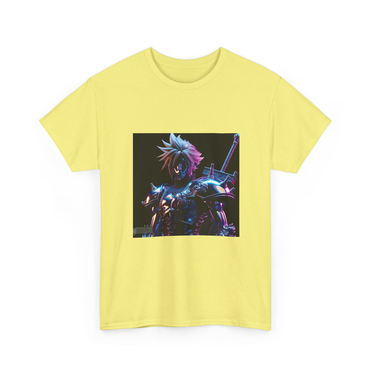 Cyberpunk Warrior With Spiked Hair Tee