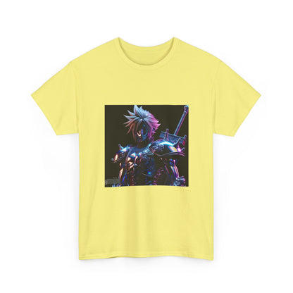 Cyberpunk Warrior With Spiked Hair Tee