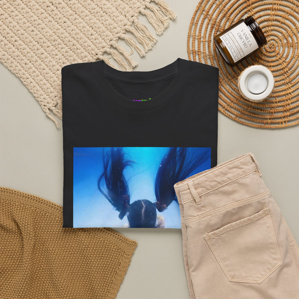 Neon Ganja Glow Graphic Tee