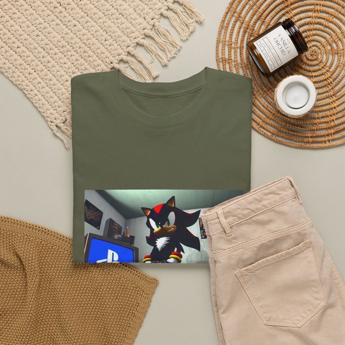 Shadow The Hedgehog's Y2K Drip Tee