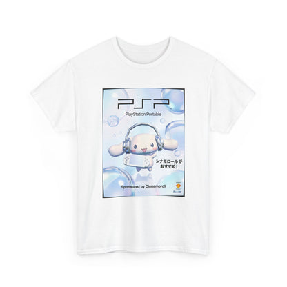 Cinnamoroll Gaming With A PlayStation Portable