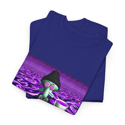 Squidward Sipping Lean In A Purple Haze