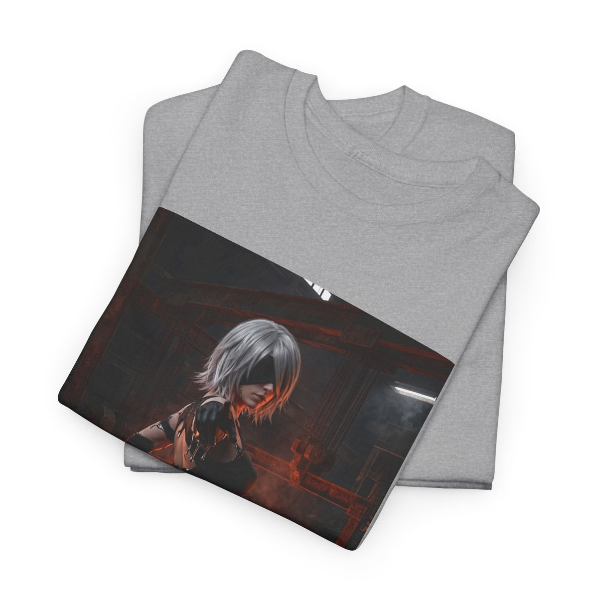 2B Pointing in Fiery Industrial Zone Tee