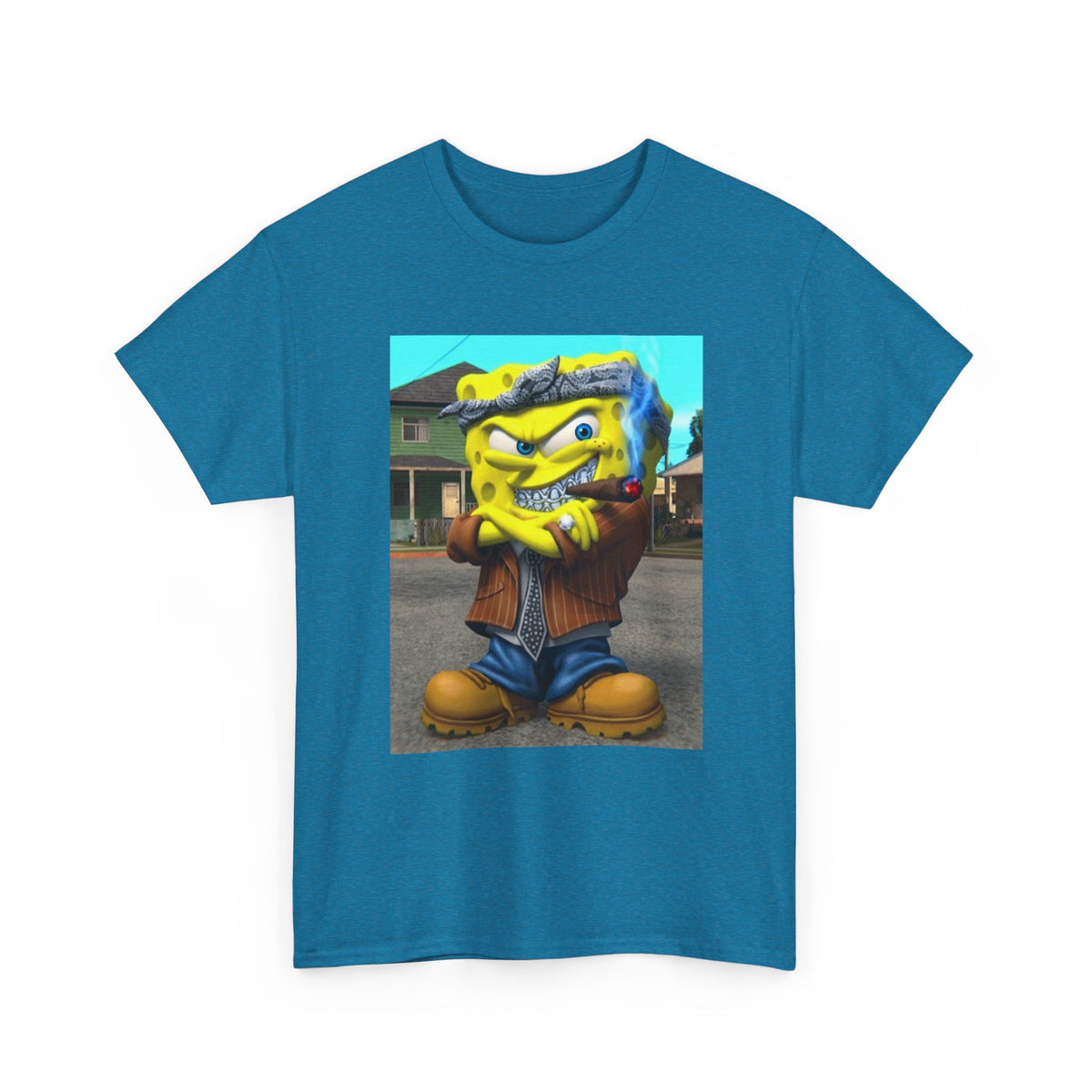 G'd Up SpongeBob Smoking Cigar Tee