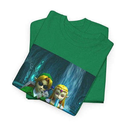 Link And Zelda Hitting The Stash