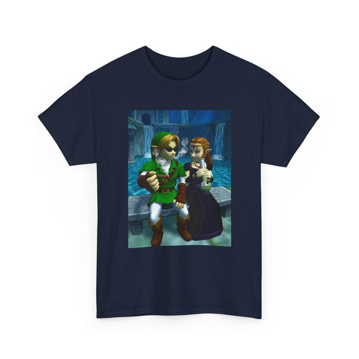 Link And Zelda Chillin' By The Water