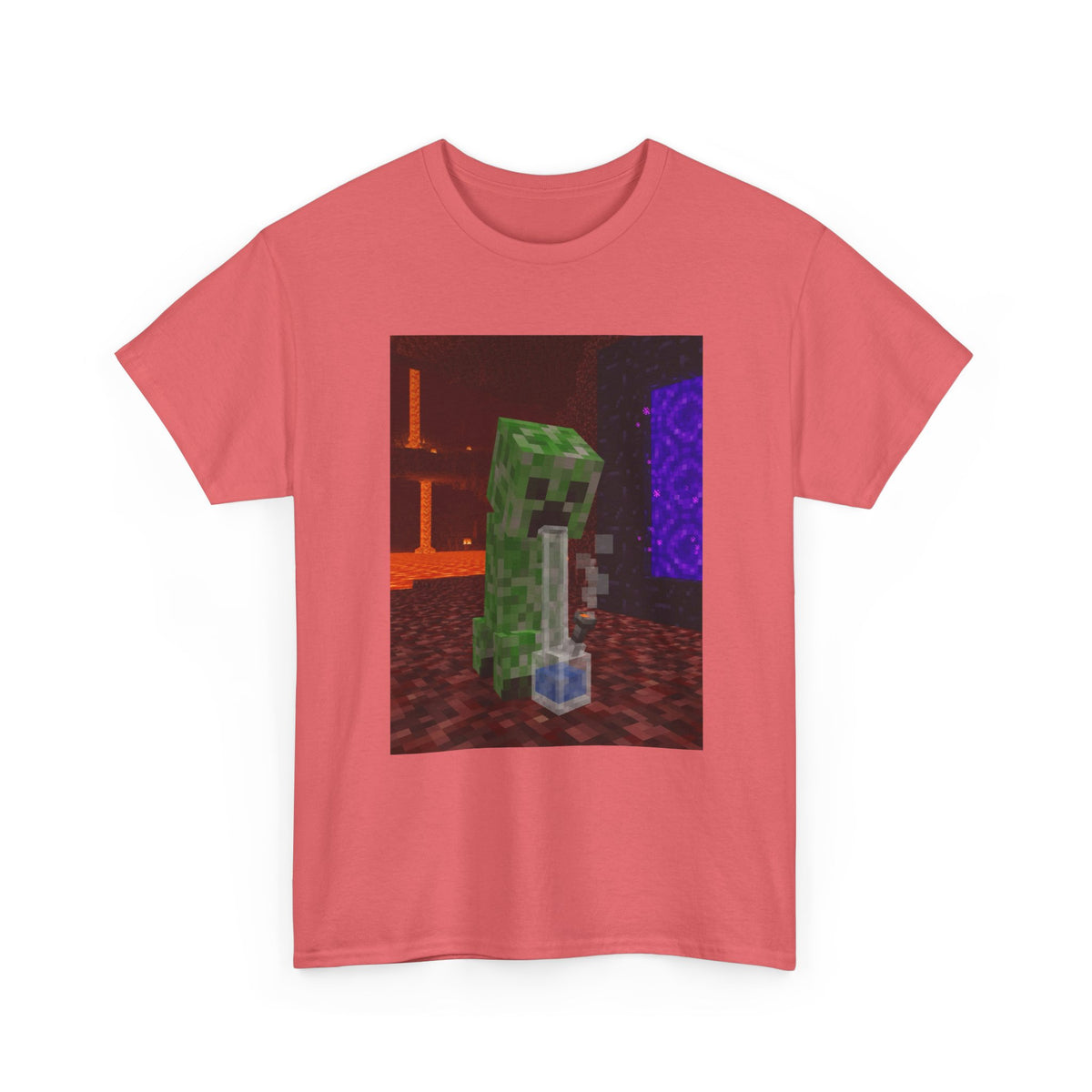 Creeper Hits The Bong In The Nether