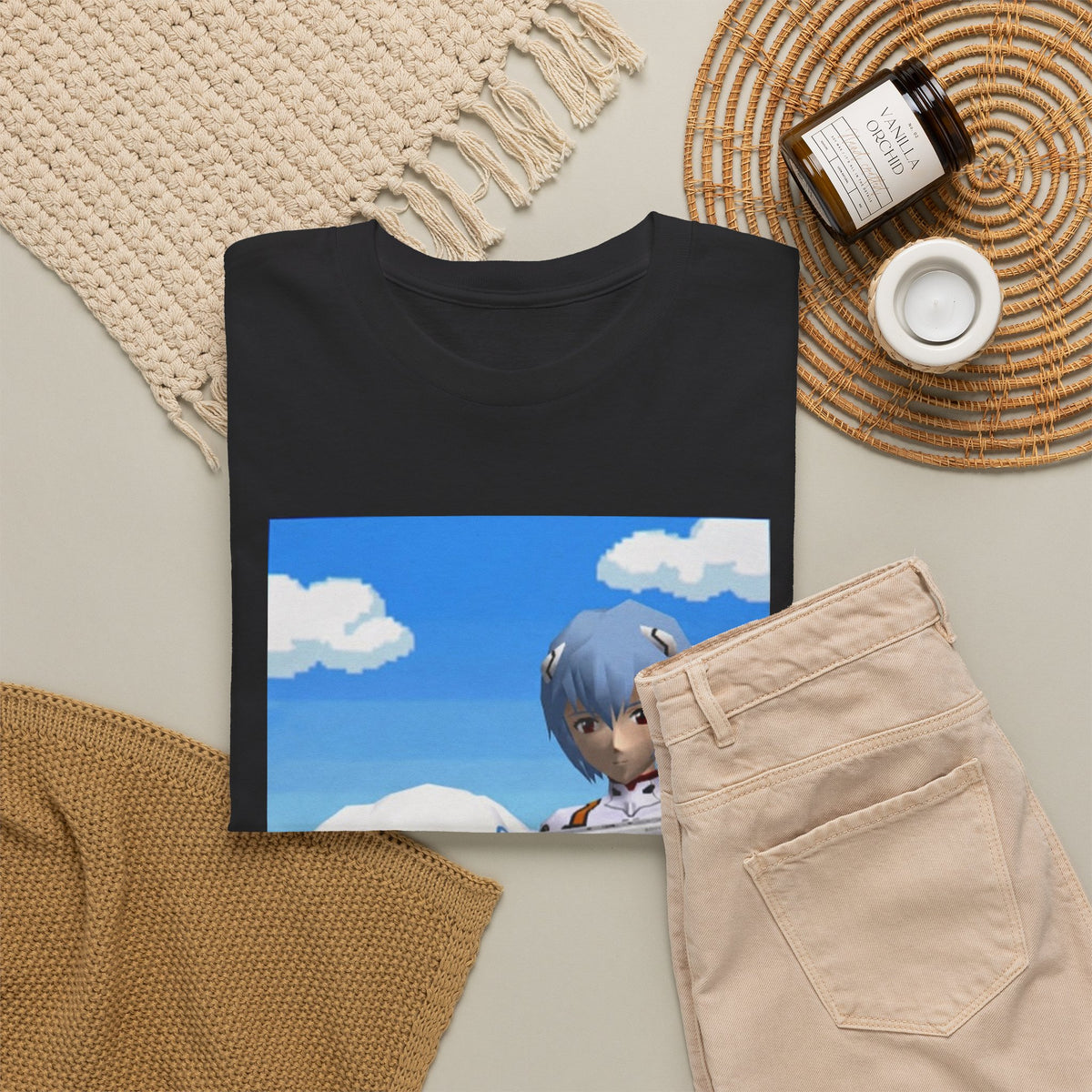 Rei Ayanami And Cinnamoroll Gaming PSP (Design 1)
