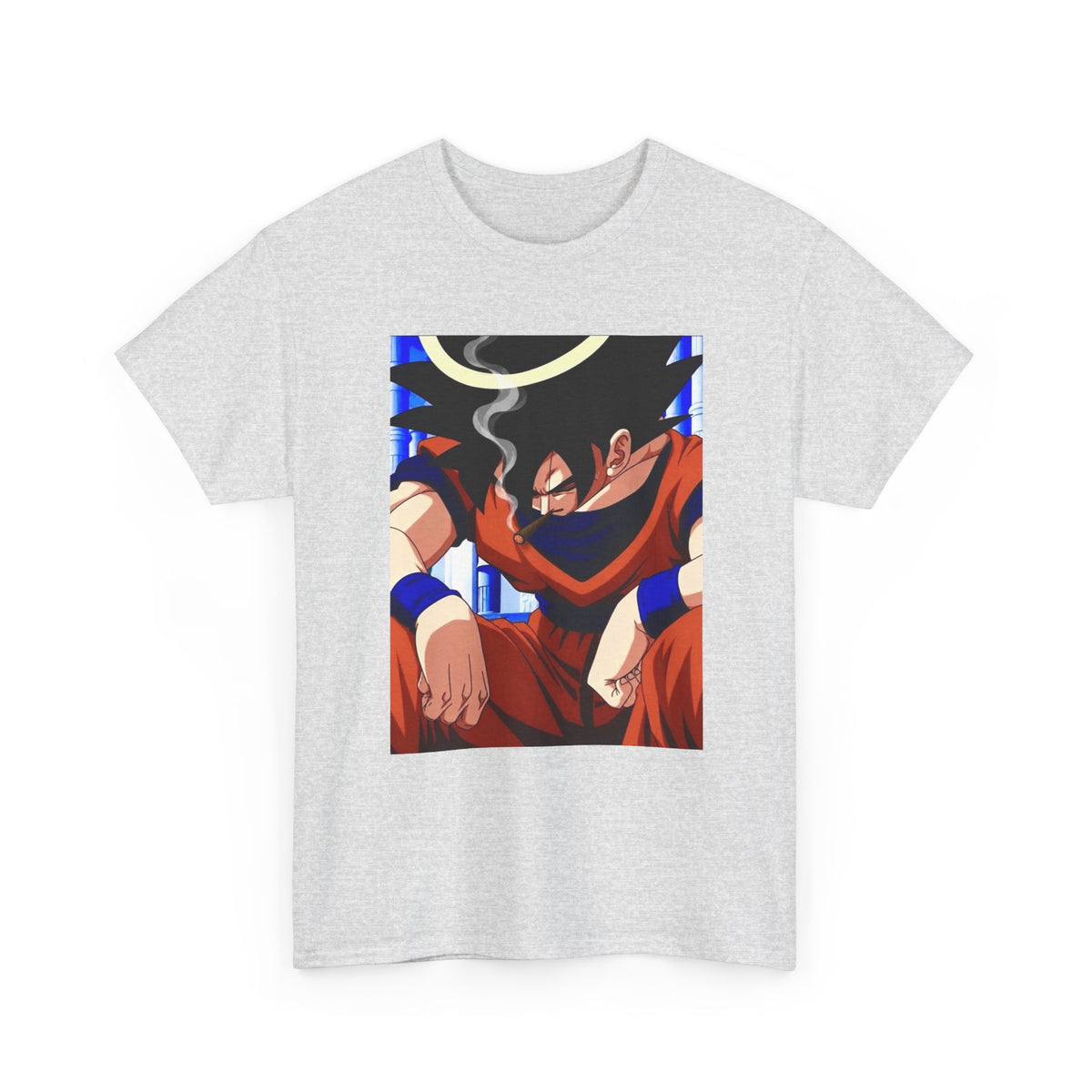 Goku Chilling With A Halo Blazin' Tee