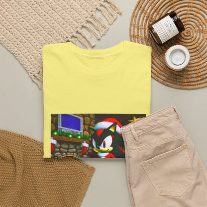 Shadow The Hedgehog Christmas Drip Tee