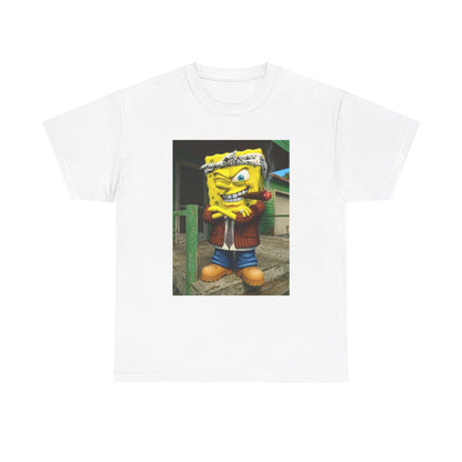 Gangster Sponge Winking and Smoking