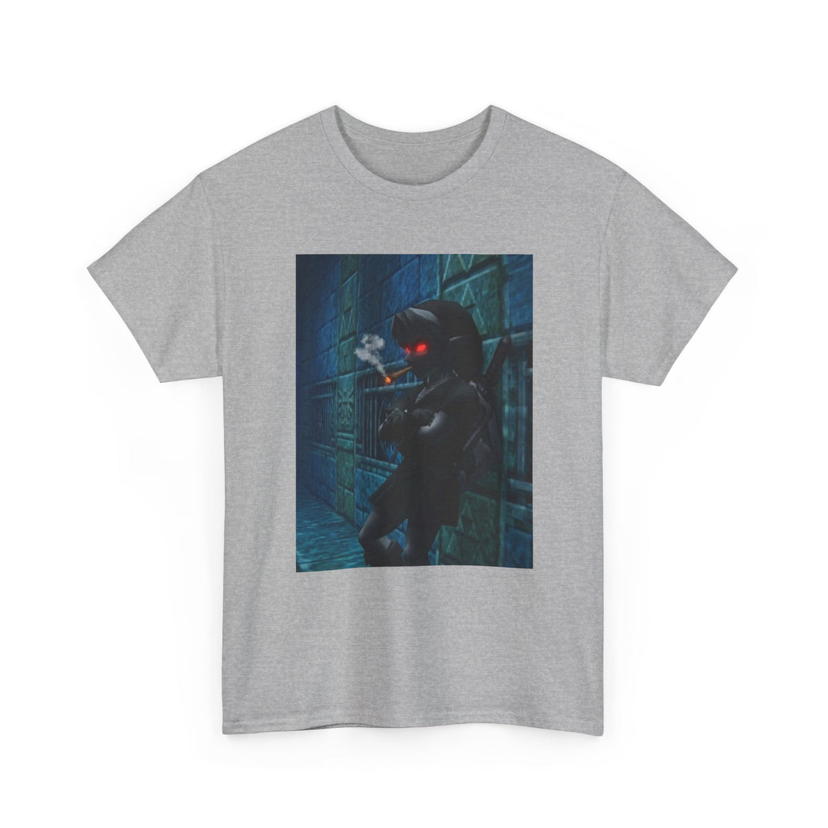 Dark Elf Smoking Blunt In Dungeon Tee