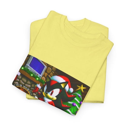 Shadow The Hedgehog Christmas Drip Tee