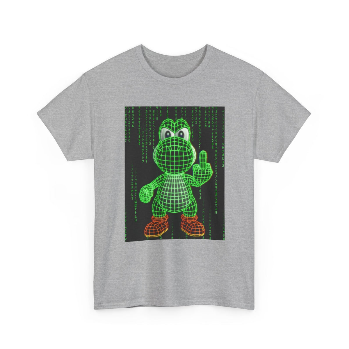 Matrix Yoshi Flipping The Bird Tee