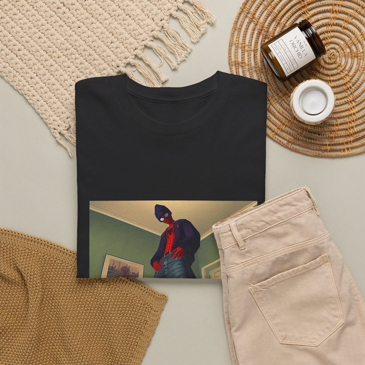 Street Spider-Man Chillin' In His Room Tee