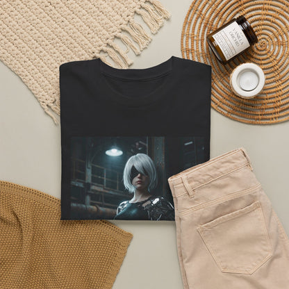 Android In Melted Chrome Cyberpunk Tee