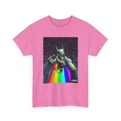 Batman Giving Finger On Rainbow Cape