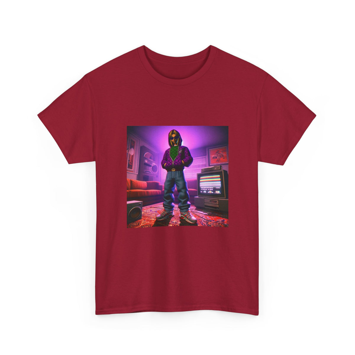 Y2K Style Character Chilling In A Room