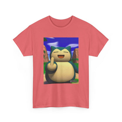 Snorlax Flipping The Bird Tee