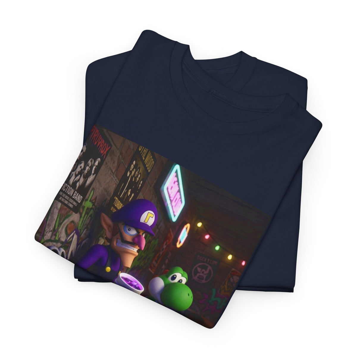 Waluigi, Yoshi, And Dry Bones Leanin' Chill Tee