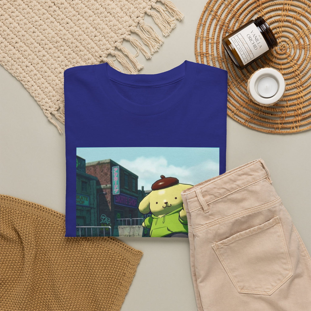Pompompurin Skating And Flipping The Bird