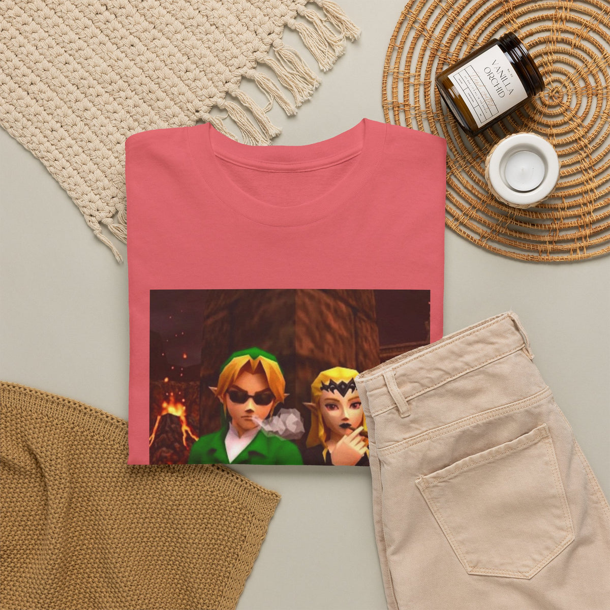 Link and Zelda Smoking Blunts In Hyrule