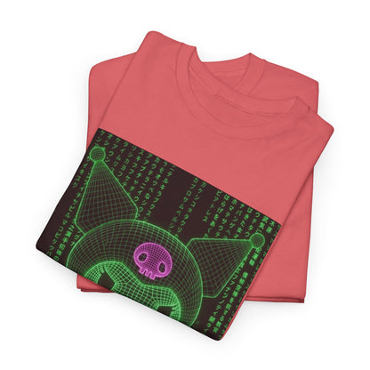 Wireframe Kuromi Flipping The Bird Tee