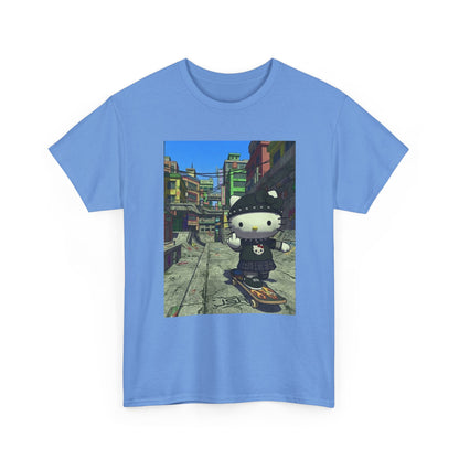 Punk Hello Kitty Flipping The Bird Tee
