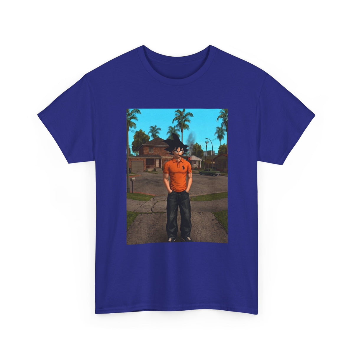 Goku Smoking On Grove Street