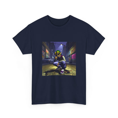 Streetwise Elf Smoking In Alley Tee