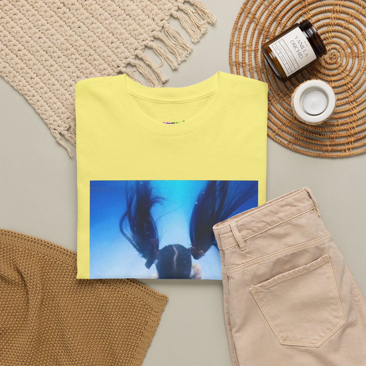 Neon Ganja Glow Graphic Tee