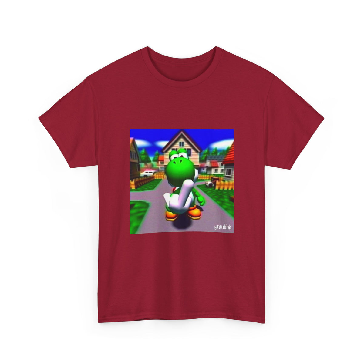 Yoshi Giving The Finger In Neighborhood Tee