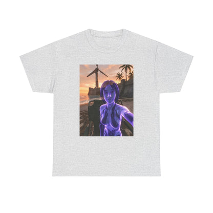 Cortana's Beach Sunset Selfie Tee