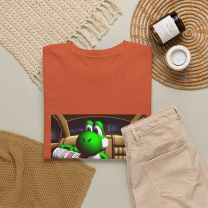 Yoshi Pouring Lean In Car Tee