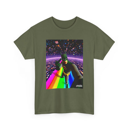 Batman Flips Off Reality On Psychedelic Tee