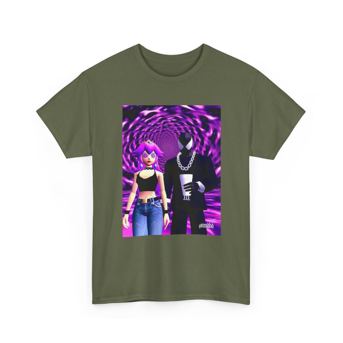 Hypnotized Peach & Sipping Spidey Tee