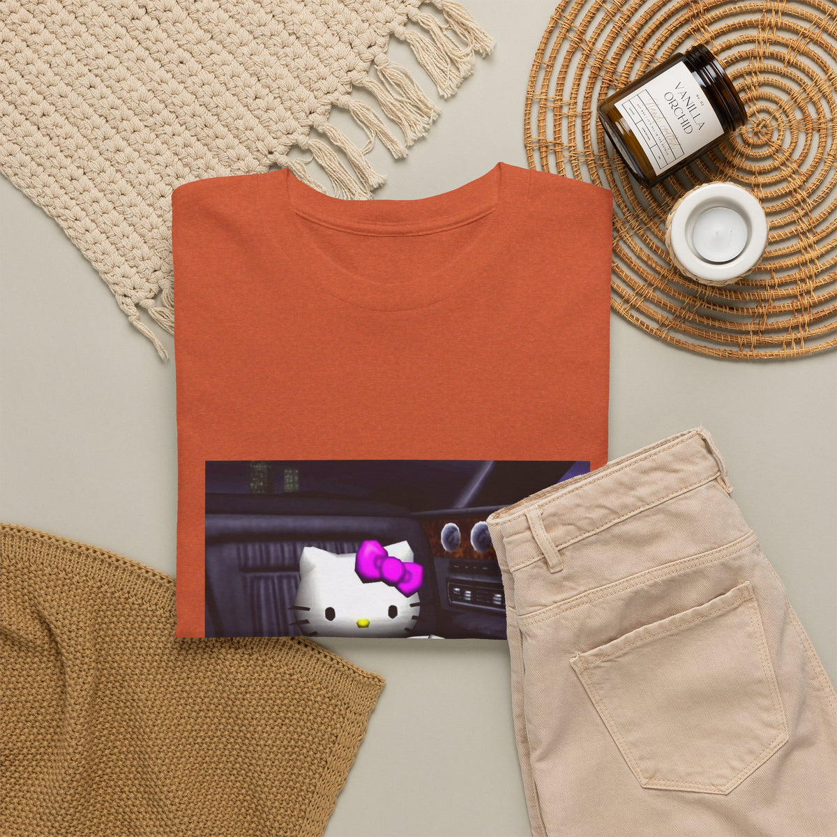 Kitty Pouring Purple Drank In Car Tee