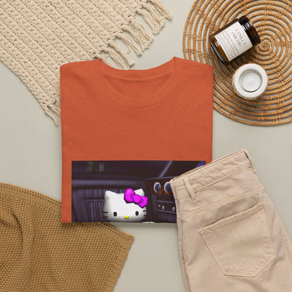 Kitty Pouring Purple Drank In Car Tee